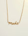 Made Necklace - Gold