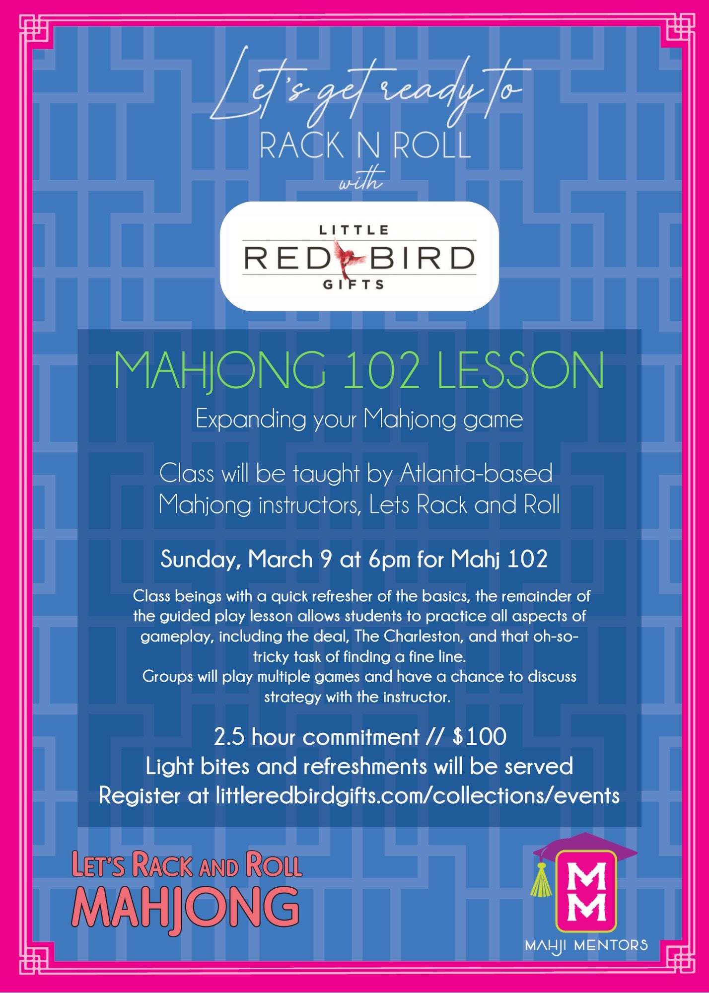 Mahjong 102 - March 9th