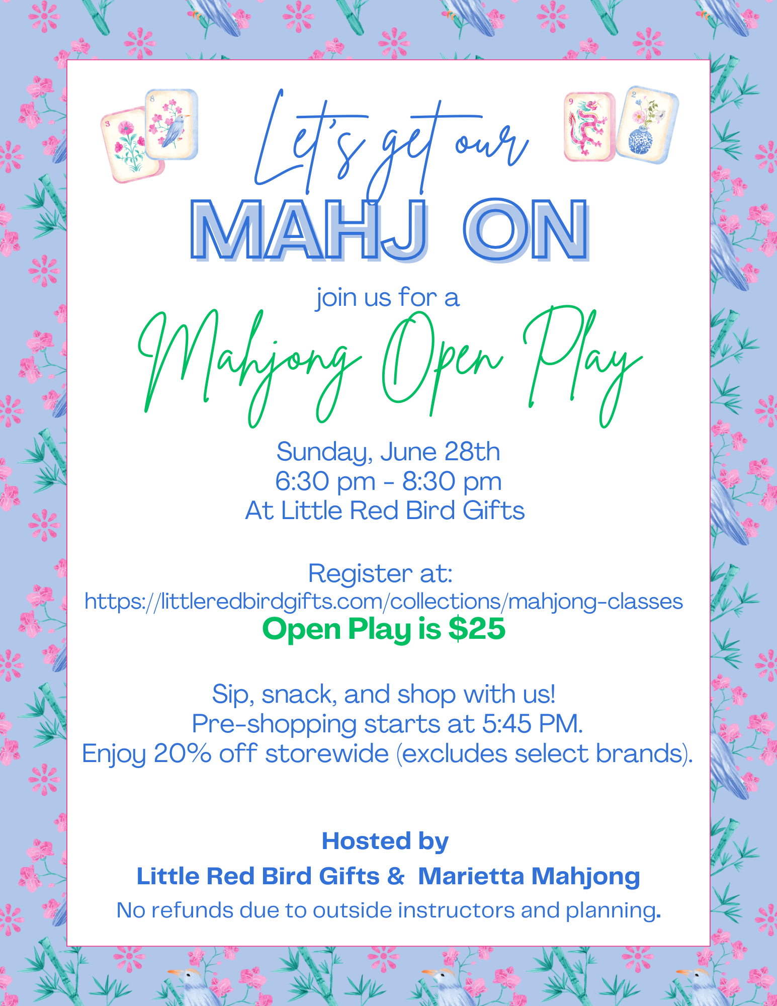 Open Play Invite