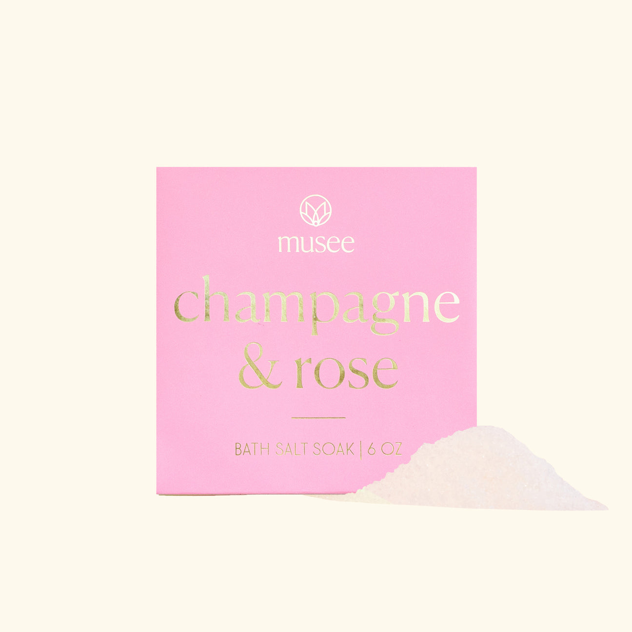 Musee Mini Bath Salts Champagne and Rose