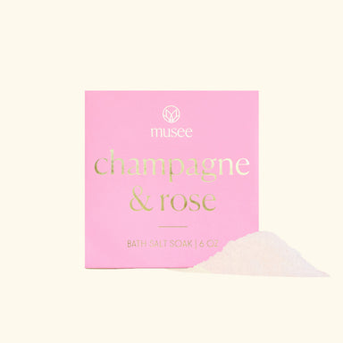 Musee Mini Bath Salts Champagne and Rose