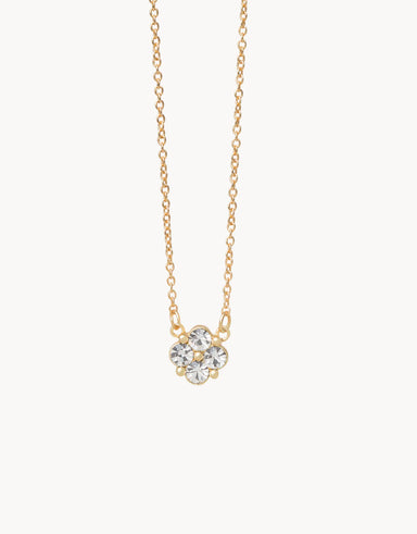 Necklace Sea La Vie Blessed Crystal Clover Gold