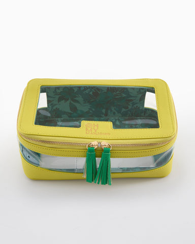Oh My Mahjong Chartreuse Tile Storage Bag