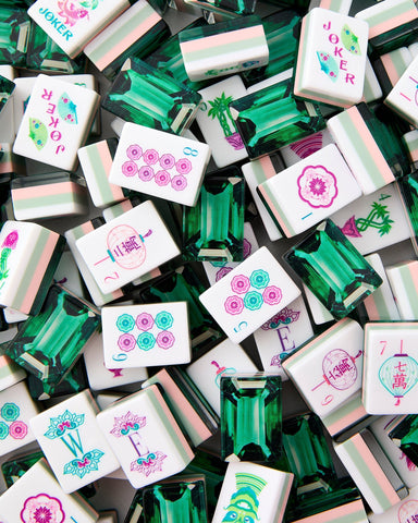 Oh My Mahjong Emerald Mahjong Tiles