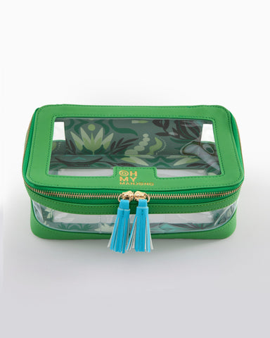 Oh My Mahjong Green Tile Storage Bag