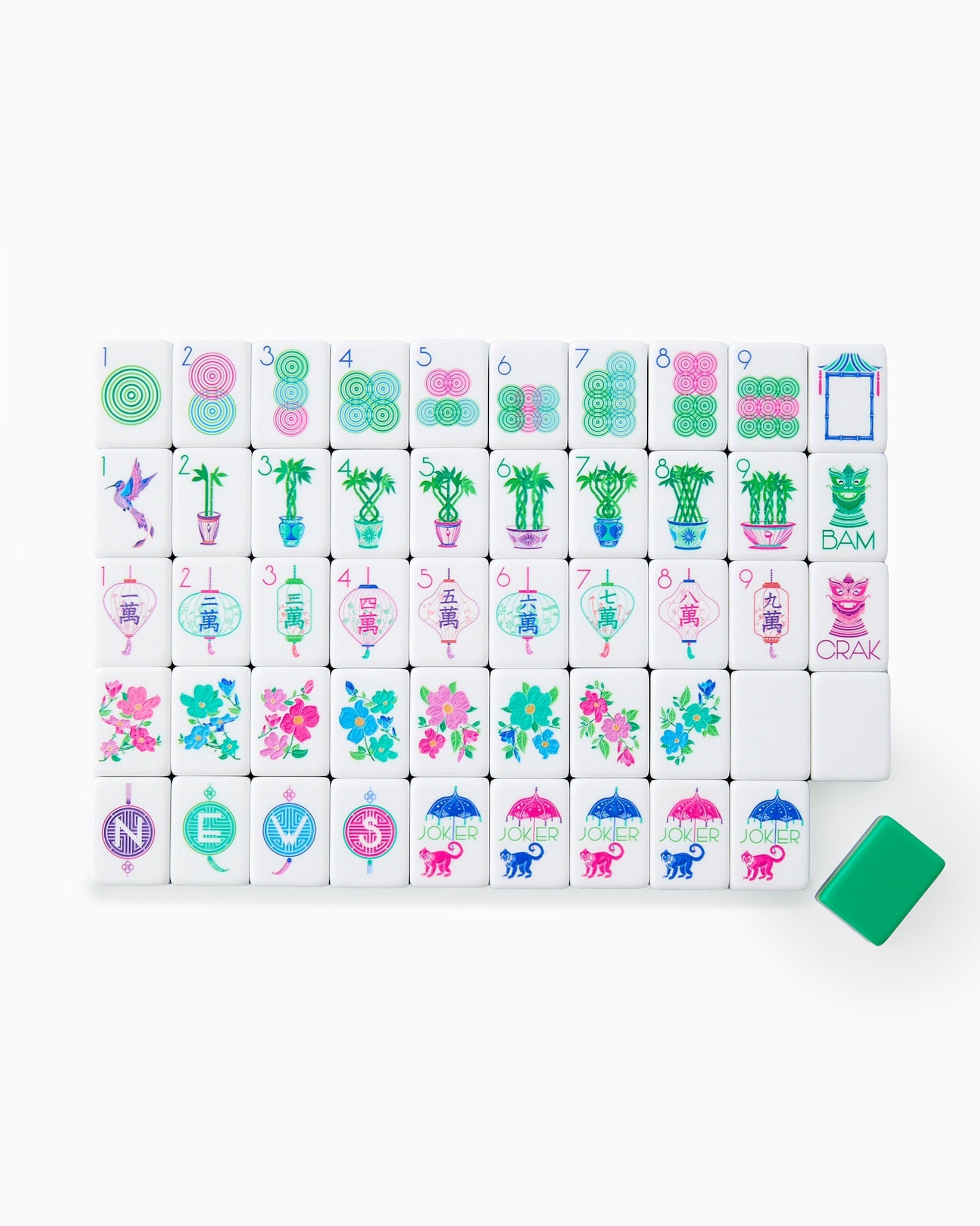 Oh My Mahjong Jasmine Mahjong Tiles