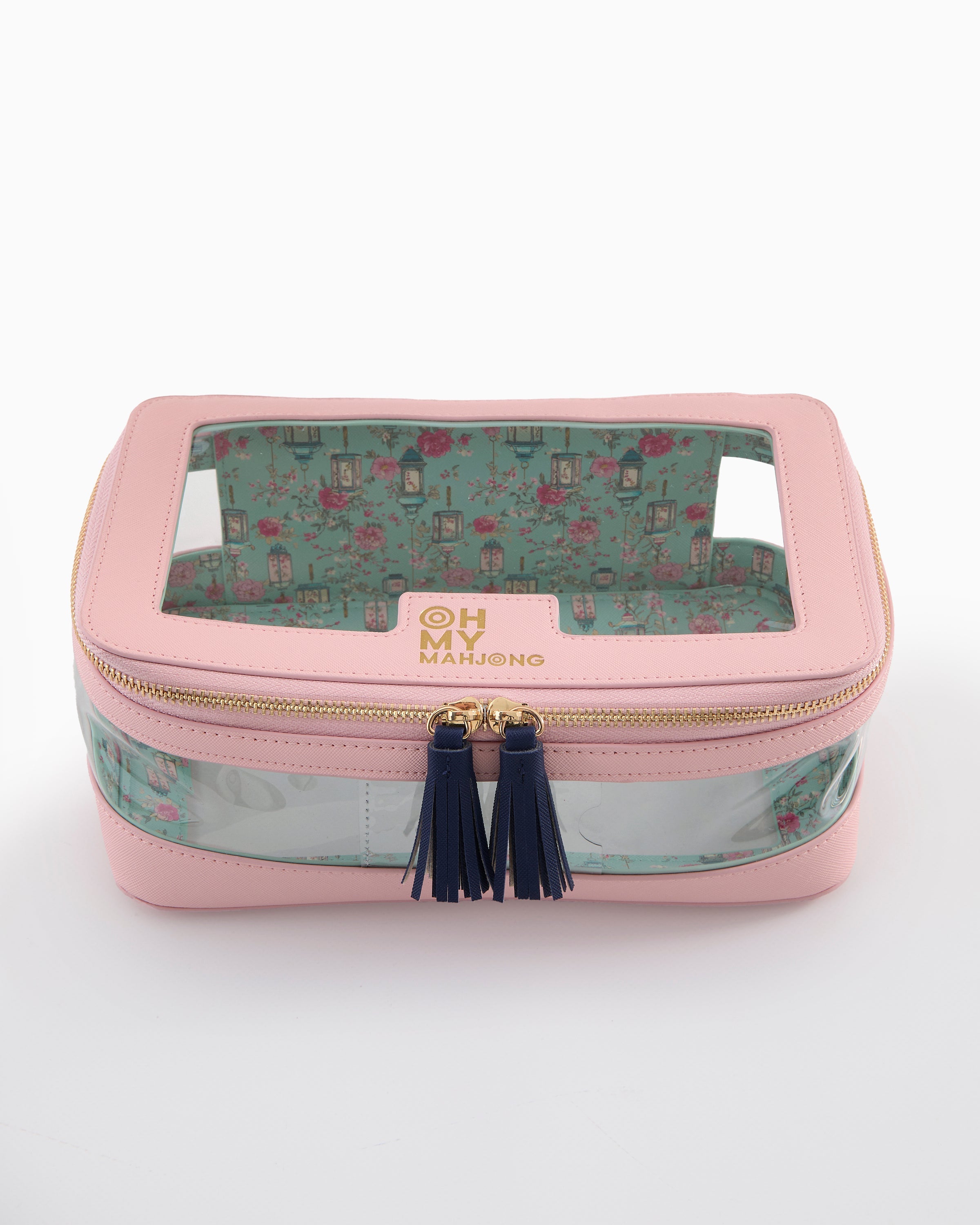 Oh My Mahjong Light Pink Tile Storage Bag