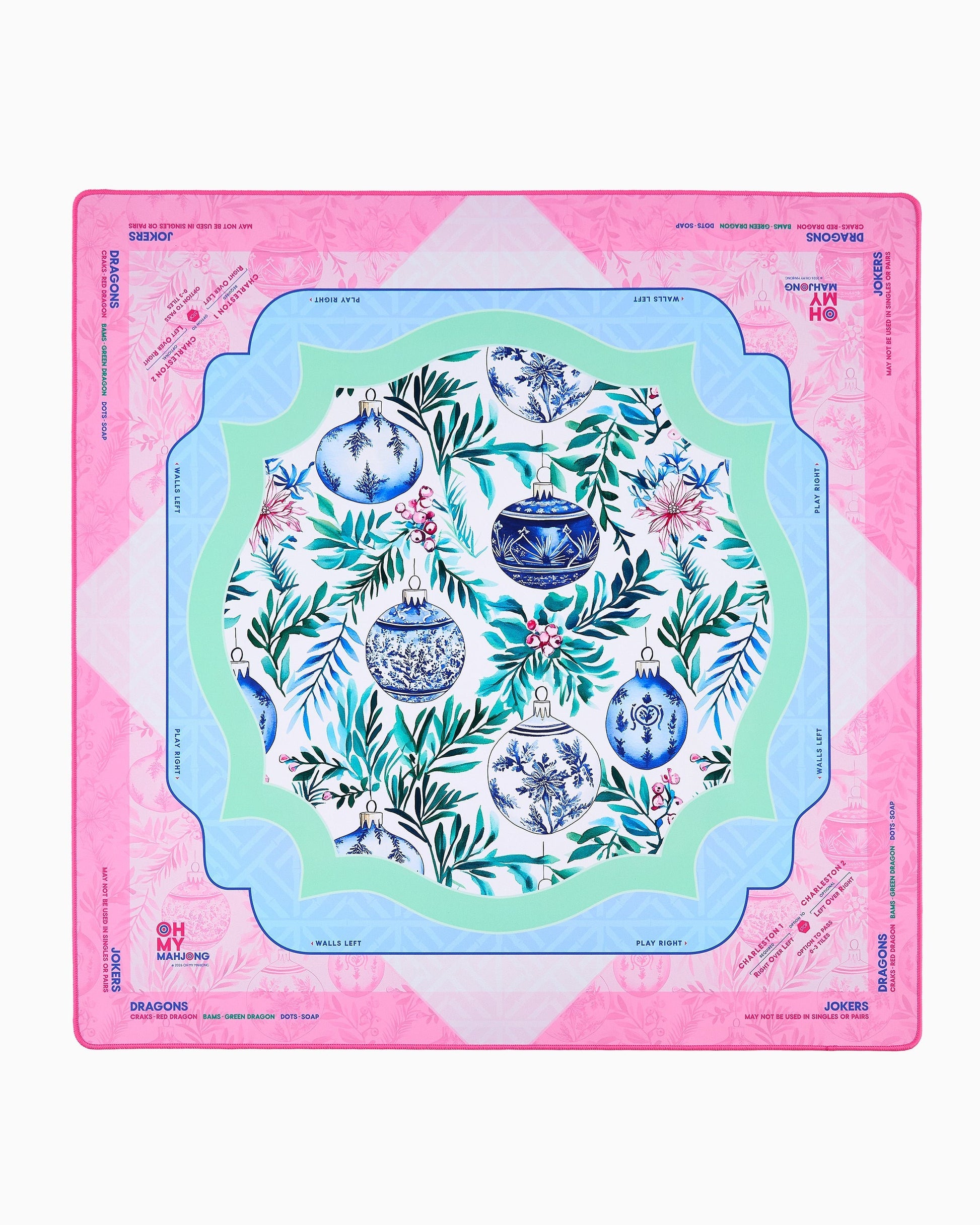 Oh My Mahjong Merriment Mahjong Mat in Tube