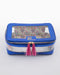 Oh My Mahjong Metallic Blue Tile Storage Bag