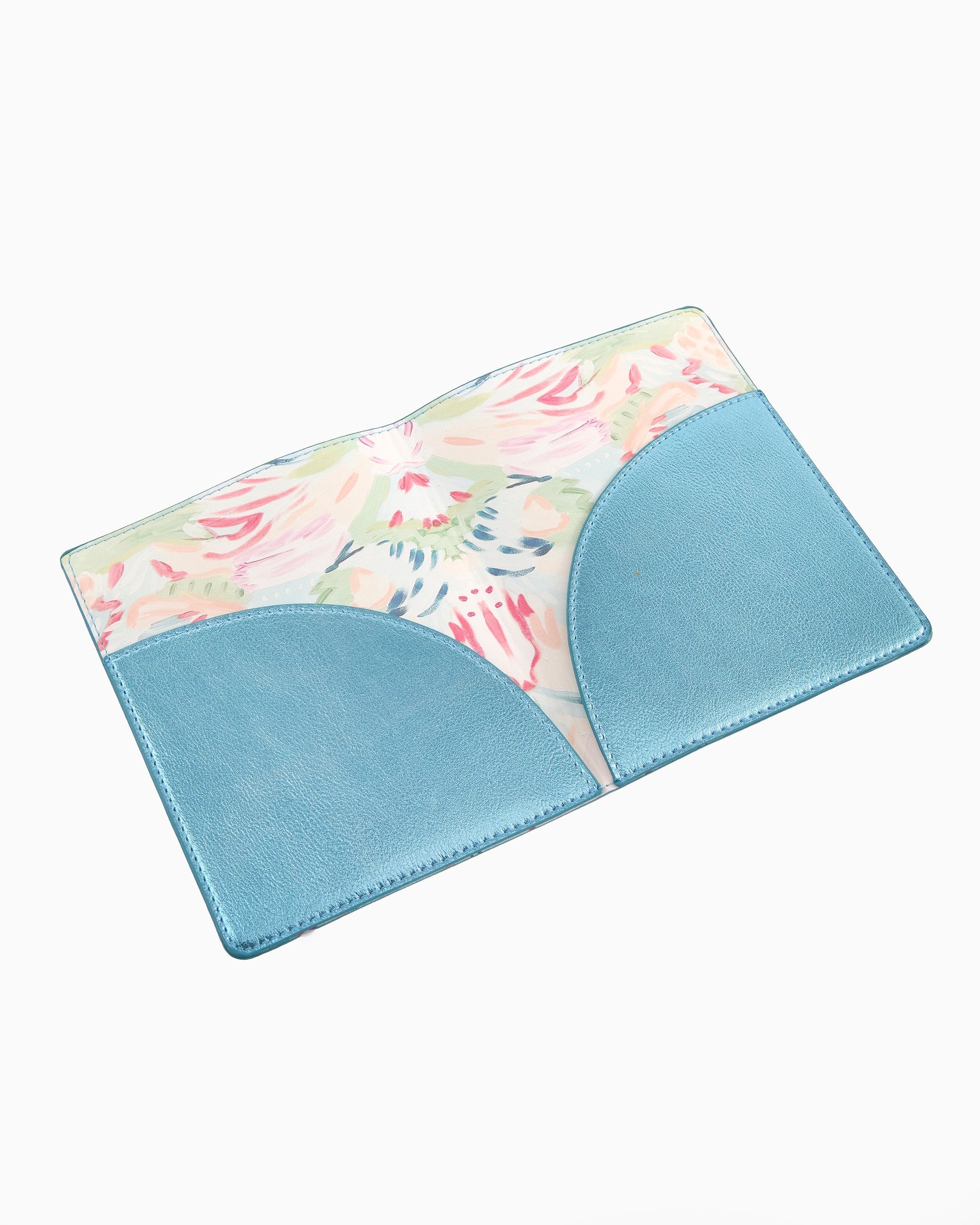 Oh My Mahjong Metallic Light Blue Mahjong Card Folio