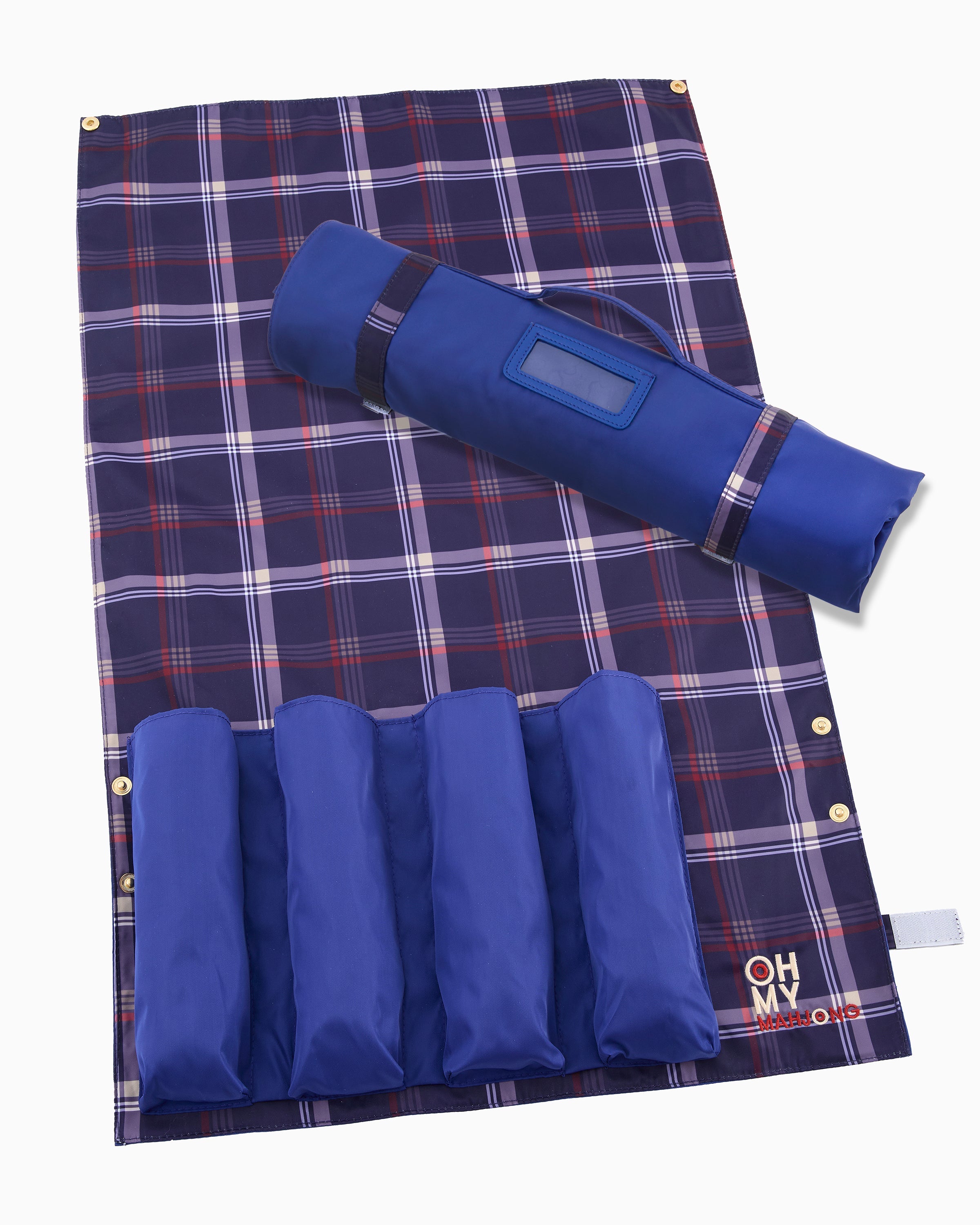 Oh My Mahjong Navy Rack Storage Bag