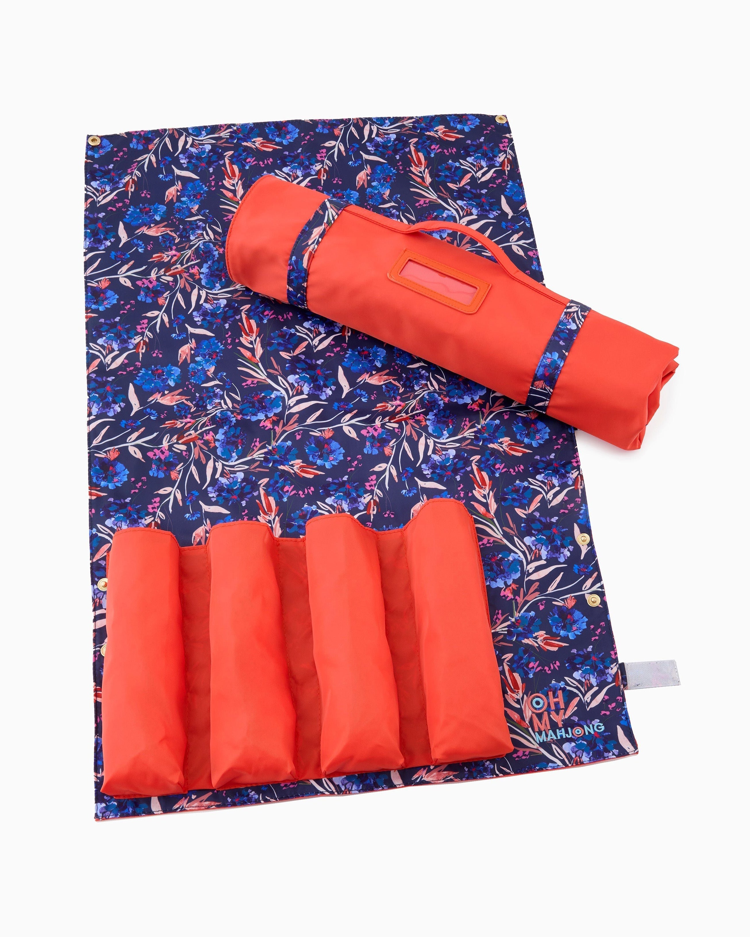 Oh My Mahjong Orange Rack Storage Bag