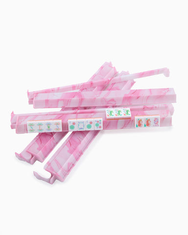 Oh My Mahjong Pink Quartz Acrylic Rack and Pusher Set