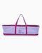 Purple and white tote bag with 'Oh My Mahjong' branding on a white background