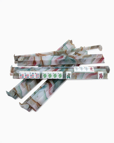Oh My Mahjong Sandstone Acrylic Rack and Pusher Set