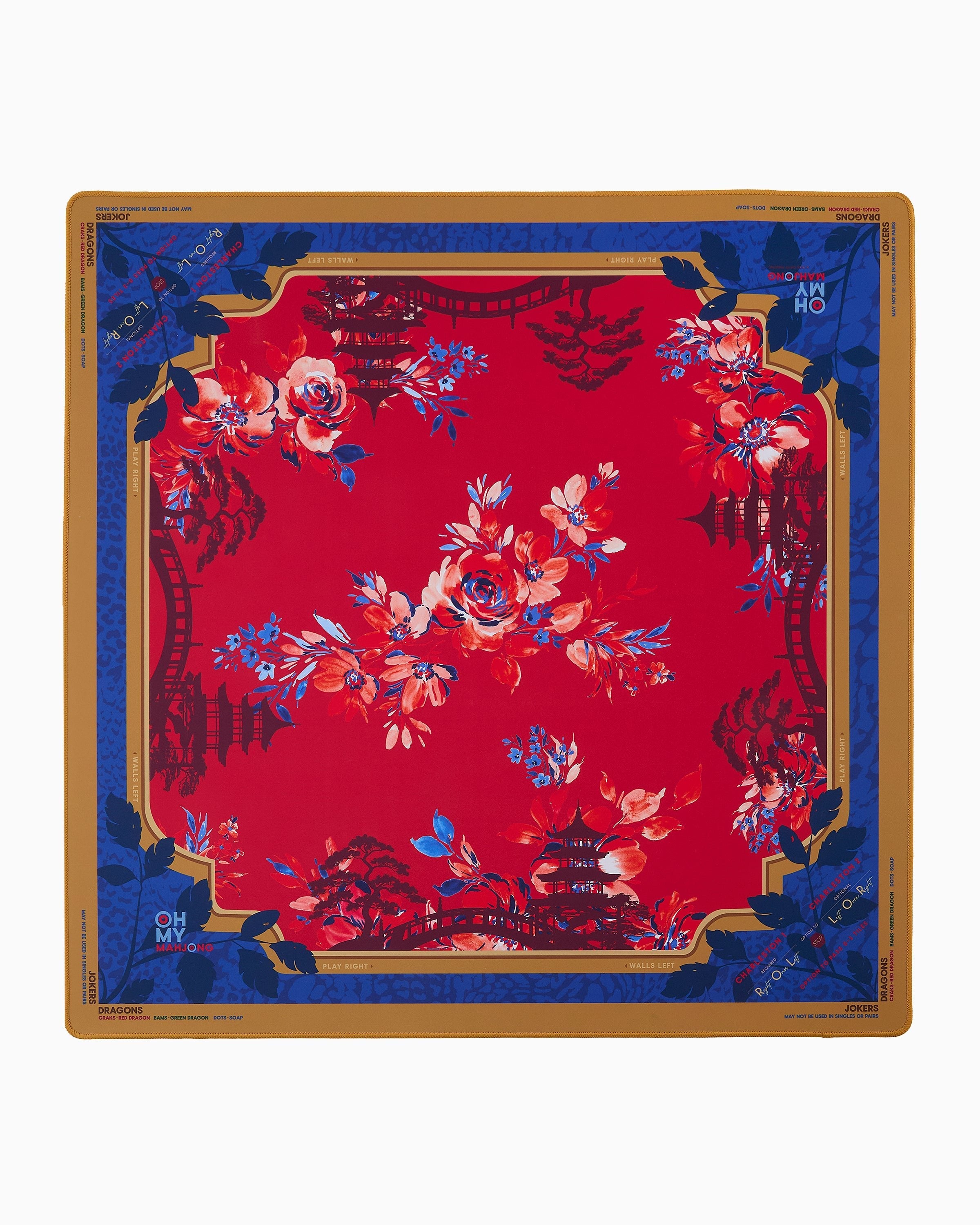 Oh My Mahjong Scarlett Mahjong Mat