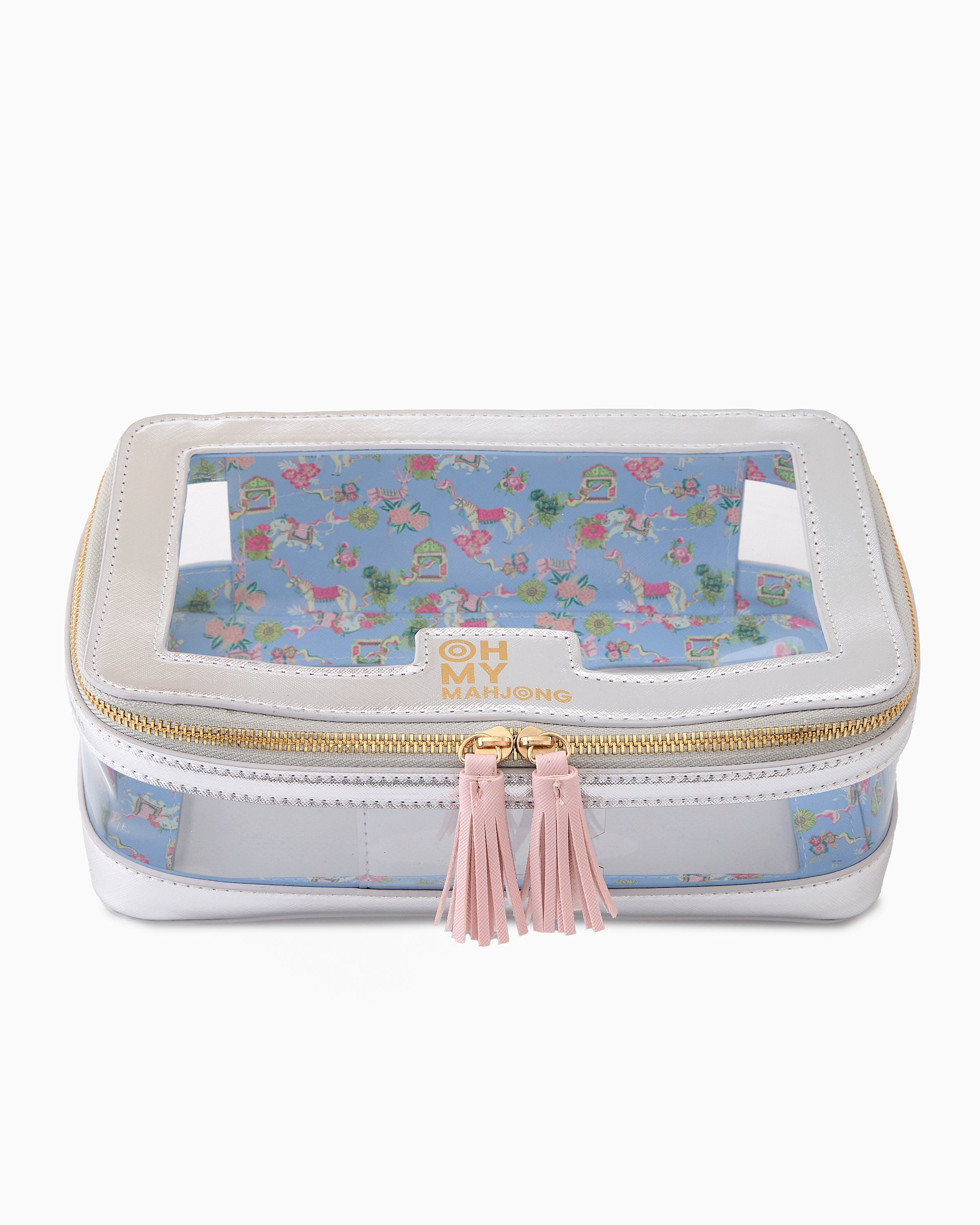 Oh My Mahjong Silver Storage Bag