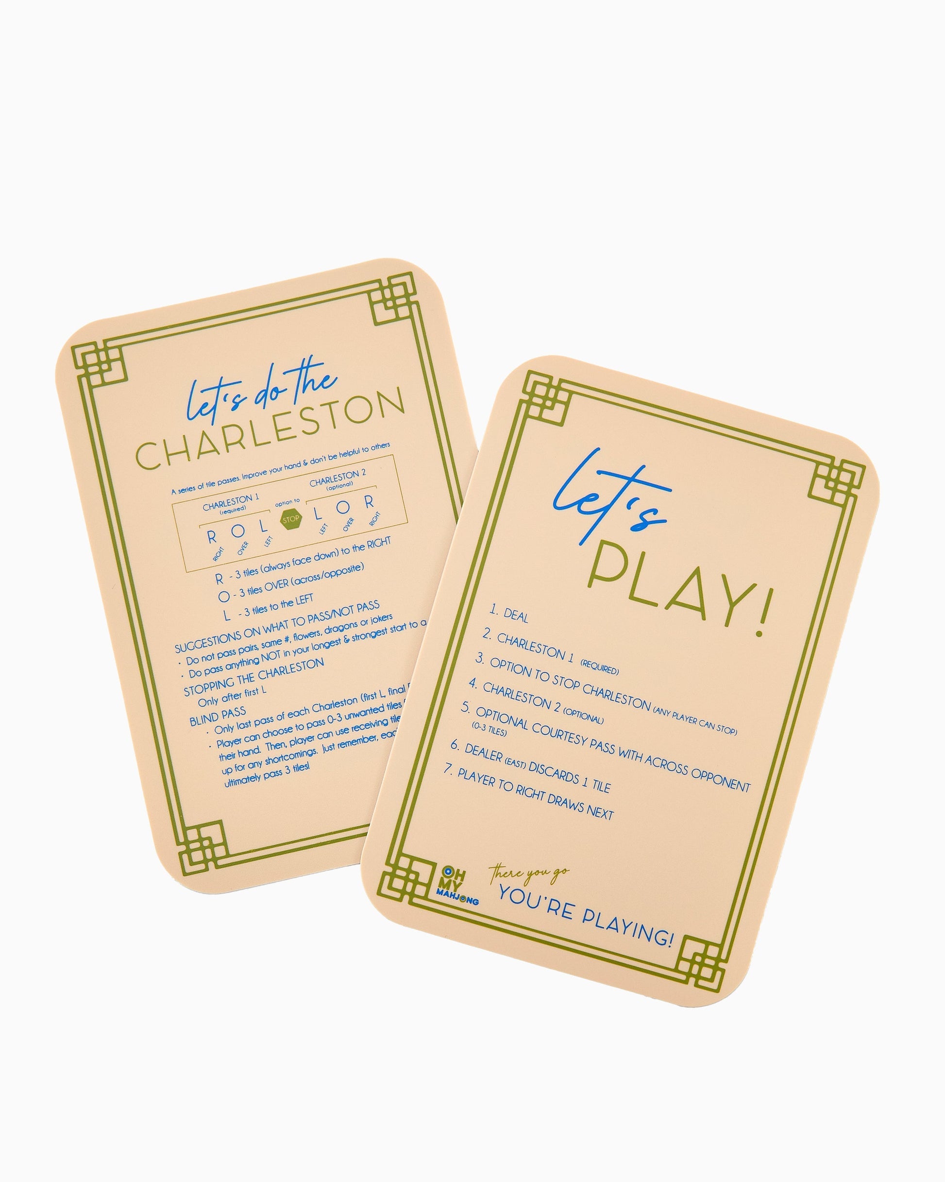 Oh My Mahjong Tan Tile Shufflers
