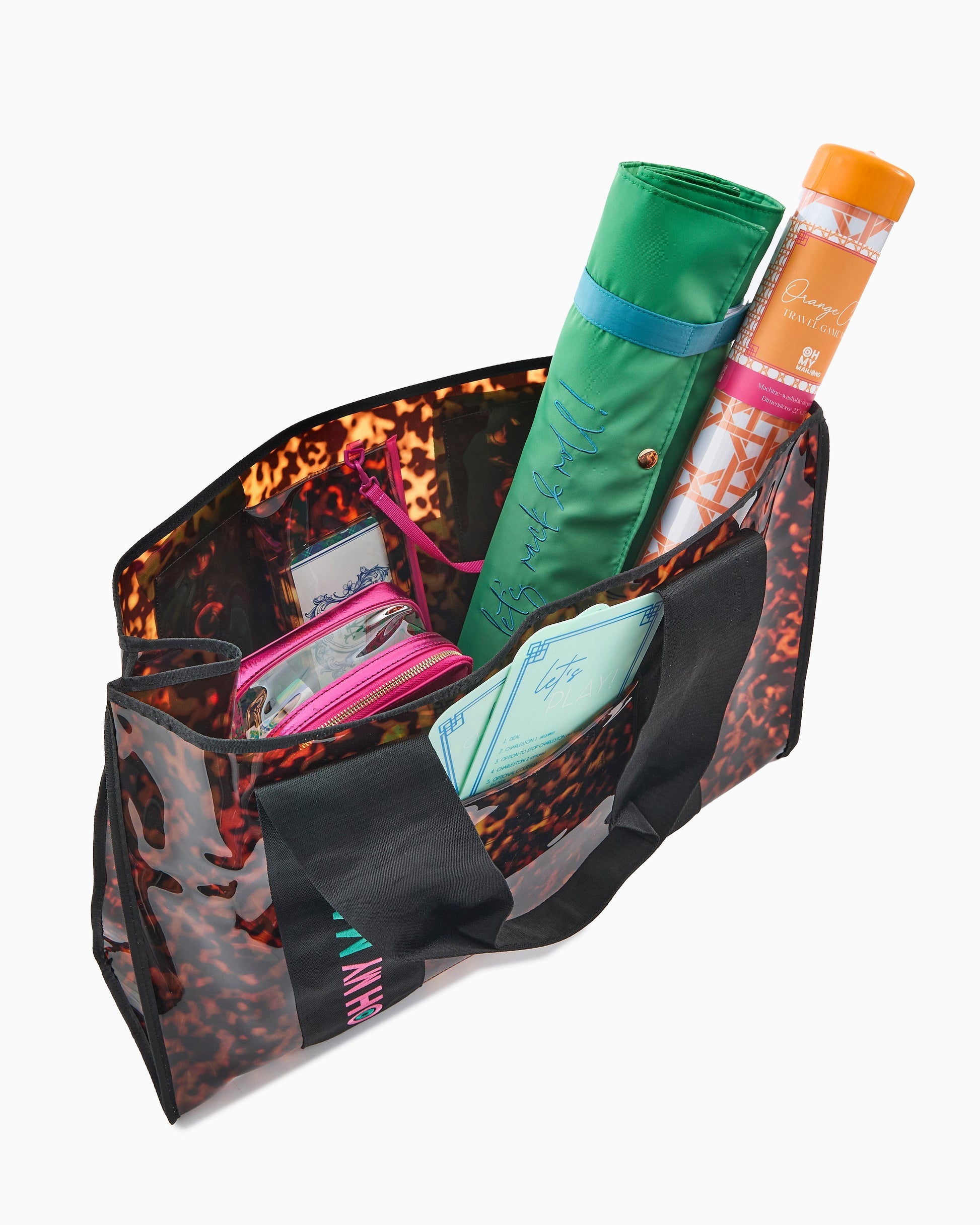 Oh My Mahjong Tortoise Beach Bag