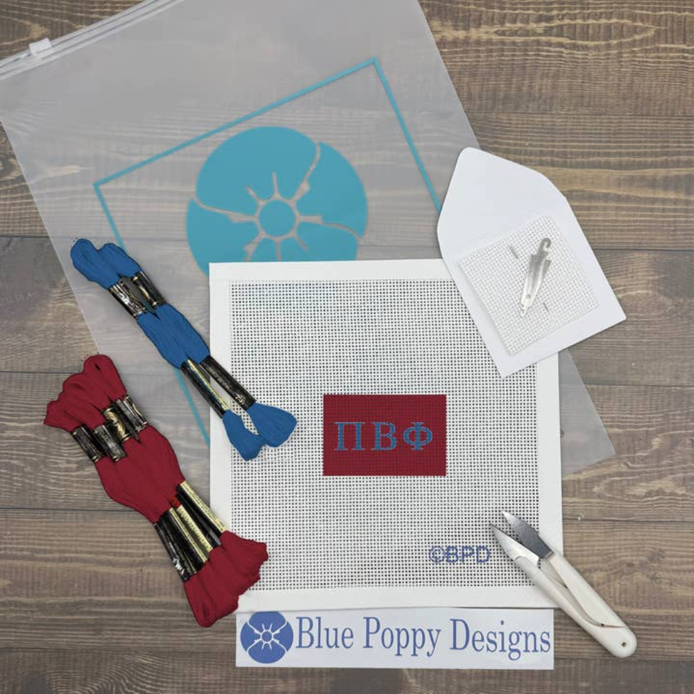 Pi Beta Phi 3x2 Needlepoint Kit