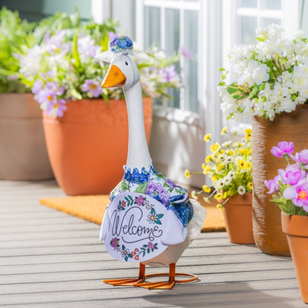 Porch Goose Outfit, Hydrangea Happiness