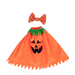 Porch Goose Outfit, Pumpkin Poncho