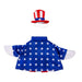 Porch Goose Outfit, Patriotic Suit