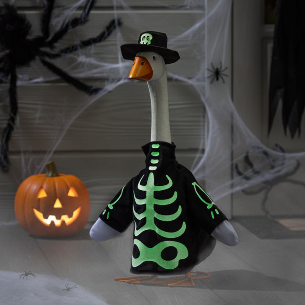 Porch Goose Outfit, Skeleton Glow in Dark