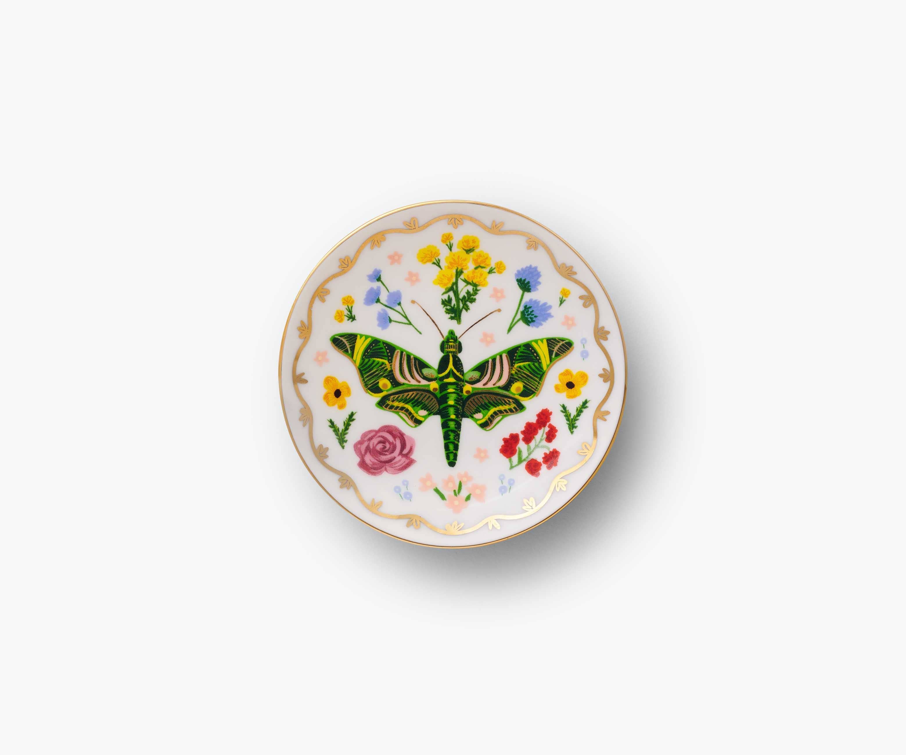 Rifle Paper Co. Curio Porcelain Ring/Dice Dish