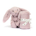 Jellycat Bashful Luxe Bunny Rosa Soother