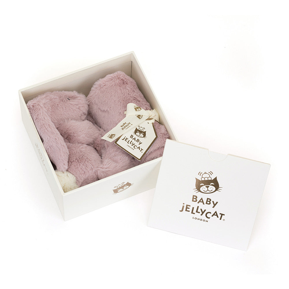 Jellycat Bashful Luxe Bunny Rosa Soother