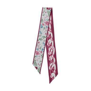 Saturday Silks Alpha Phi Skinny Scarf
