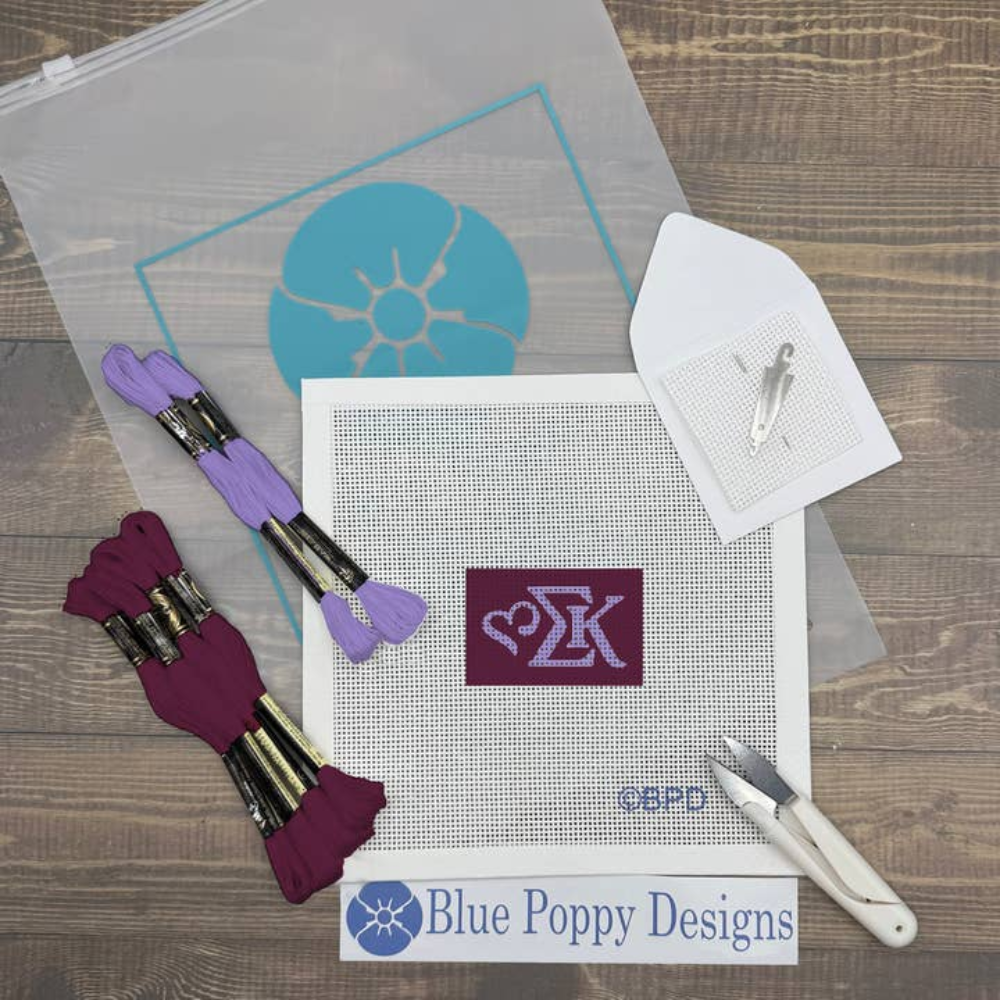 Sigma Kappa 3x2 Needlepoint Kit
