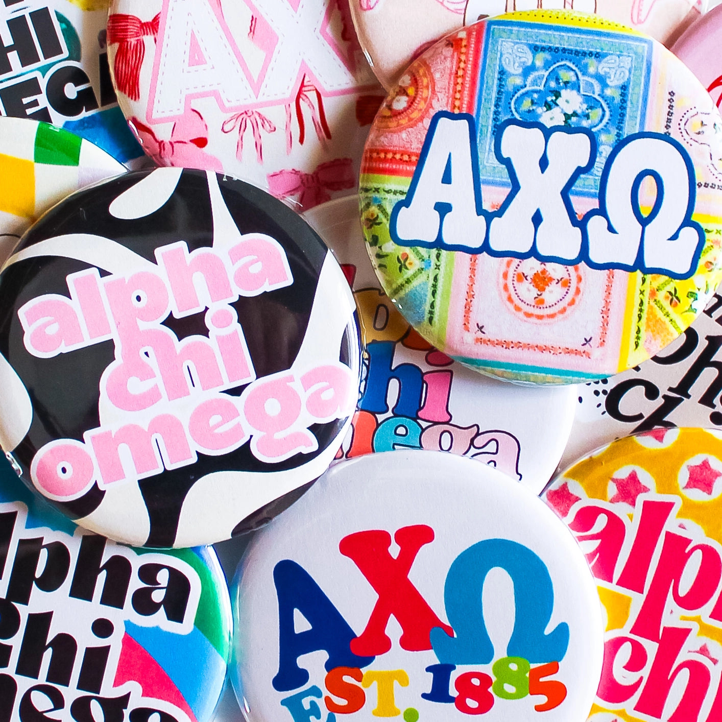 Sorority Assorted Buttons