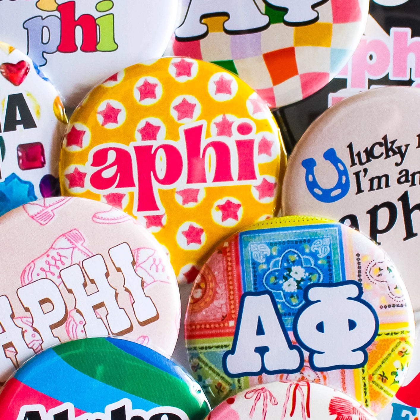 Sorority Assorted Buttons