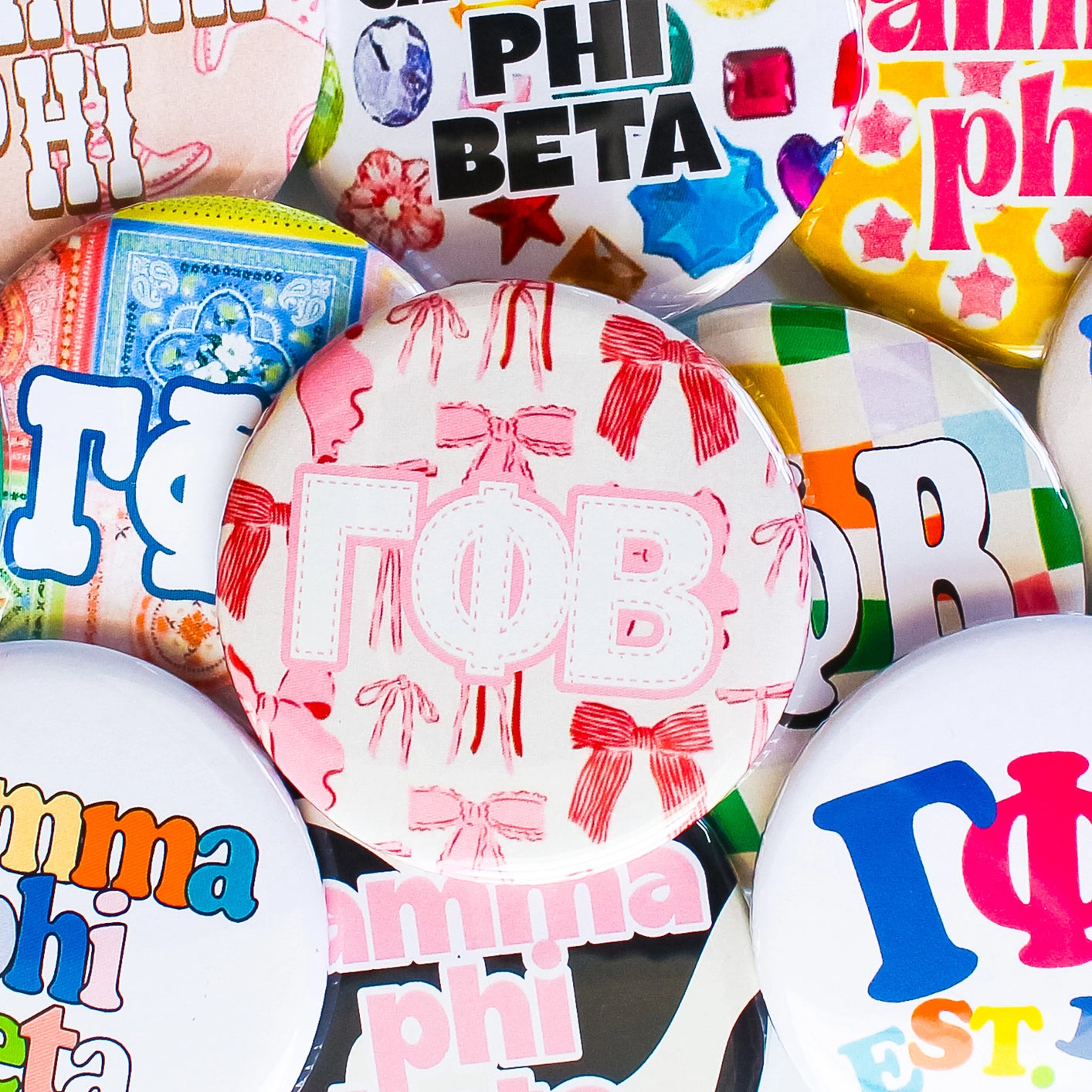 Sorority Assorted Buttons