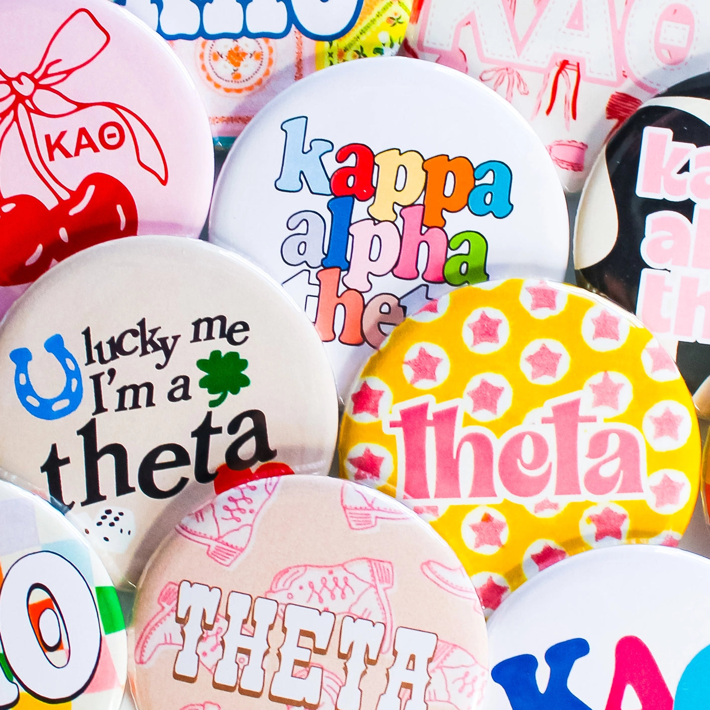 Sorority Assorted Buttons