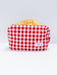 Sorority Gingham Quilted Makeup Bag