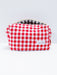 Sorority Gingham Quilted Makeup Bag