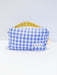 Sorority Gingham Quilted Makeup Bag