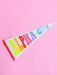 Rainbow Pennant Flag