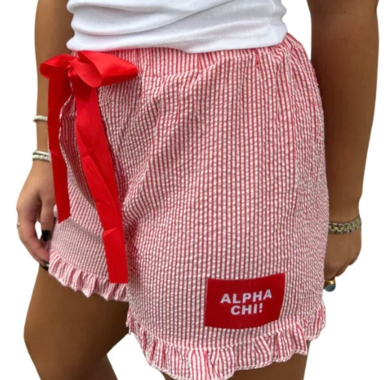 Sorority Seersucker Shorts