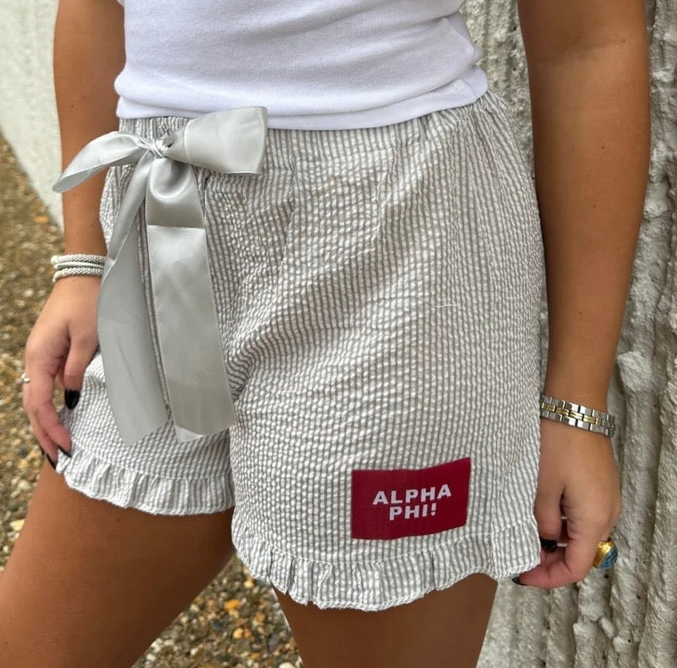 Sorority Seersucker Shorts