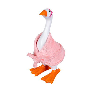 Gordy Goose - Pink Robe-Home-Evergreen Enterprises-Little Red Bird Gifts