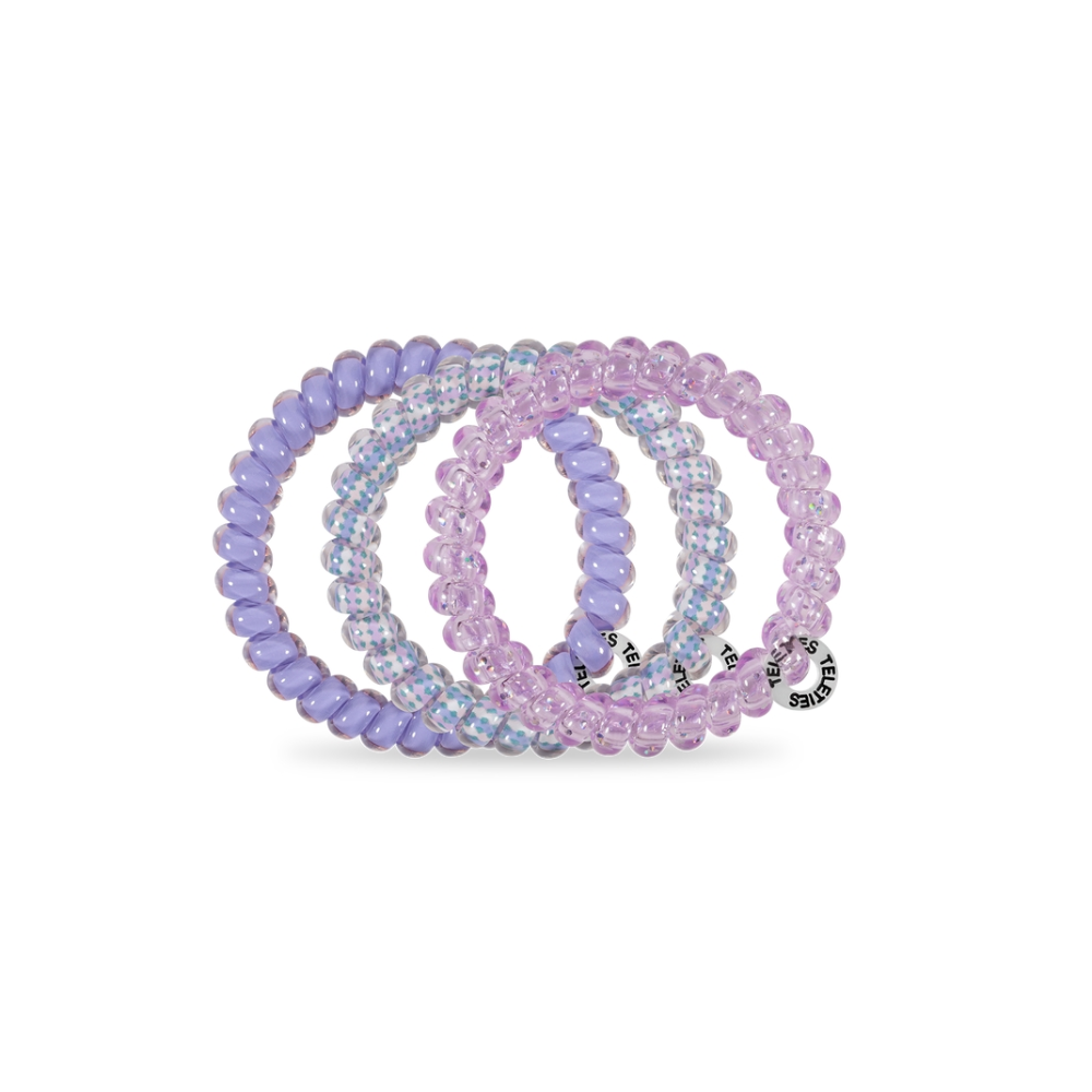 Teleties Spiral Hair Coils - Small - Lavender Mist