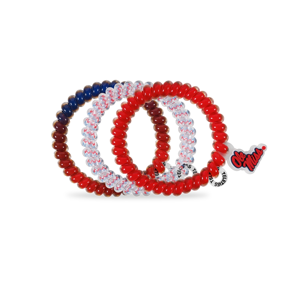 Teleties Spiral Hair Coils Small - Hotty Toddy! Hair Ties