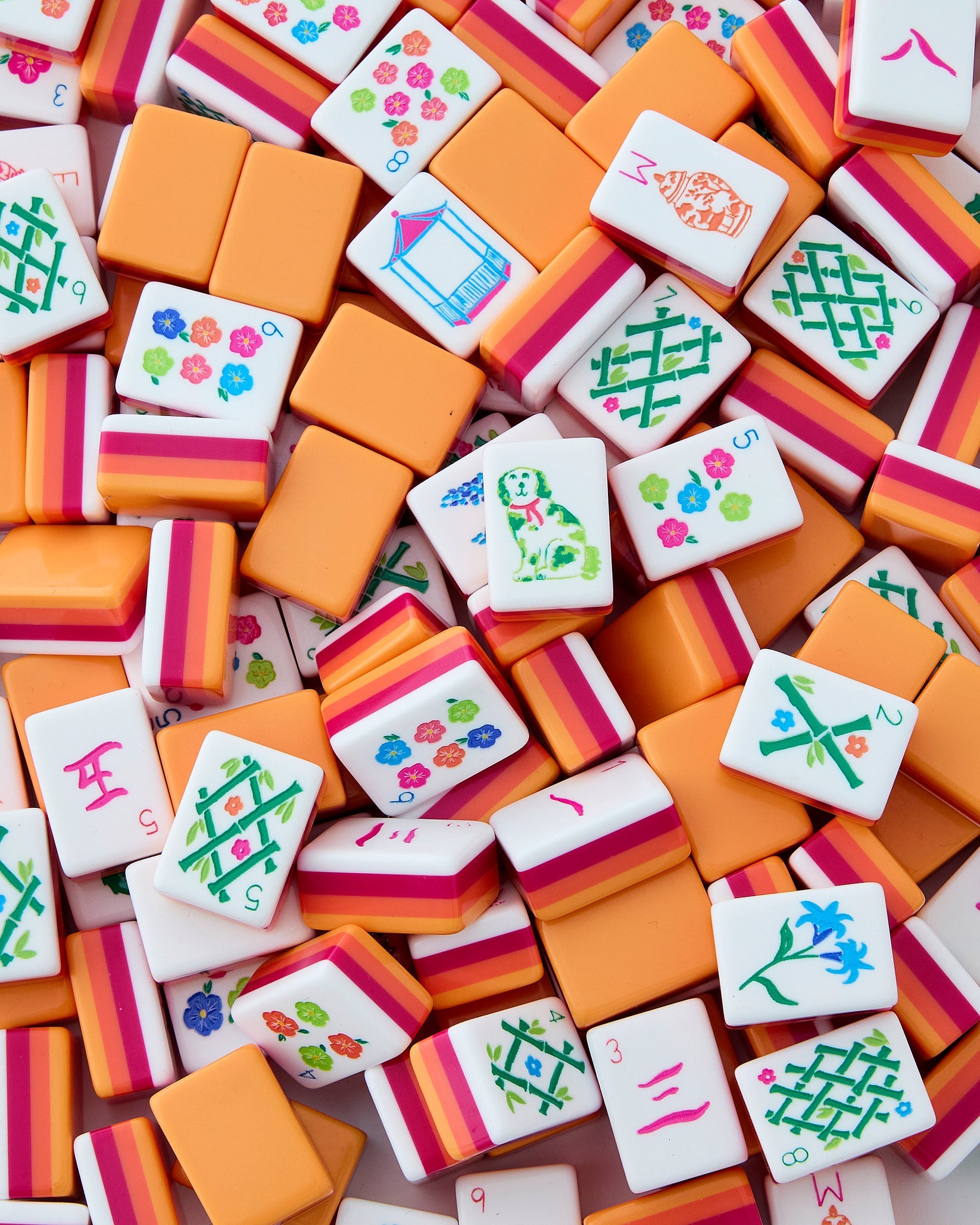 Oh My Mahjong Sunset Mahjong Tiles Set