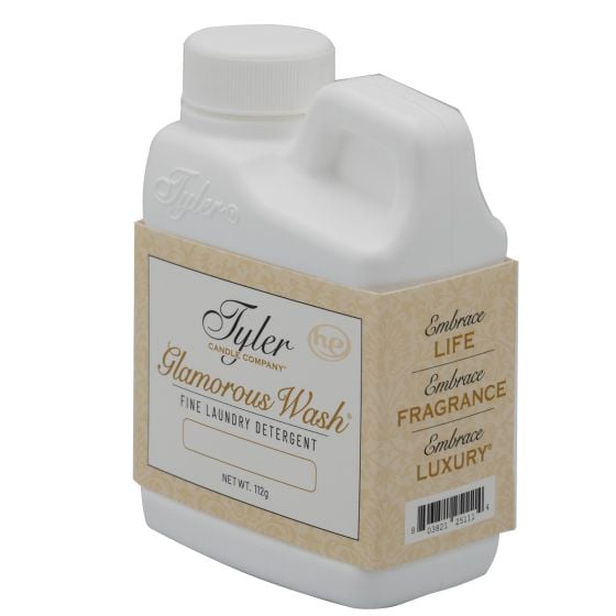 Tyler Glamorous Wash laundry detergent bottle on a white background