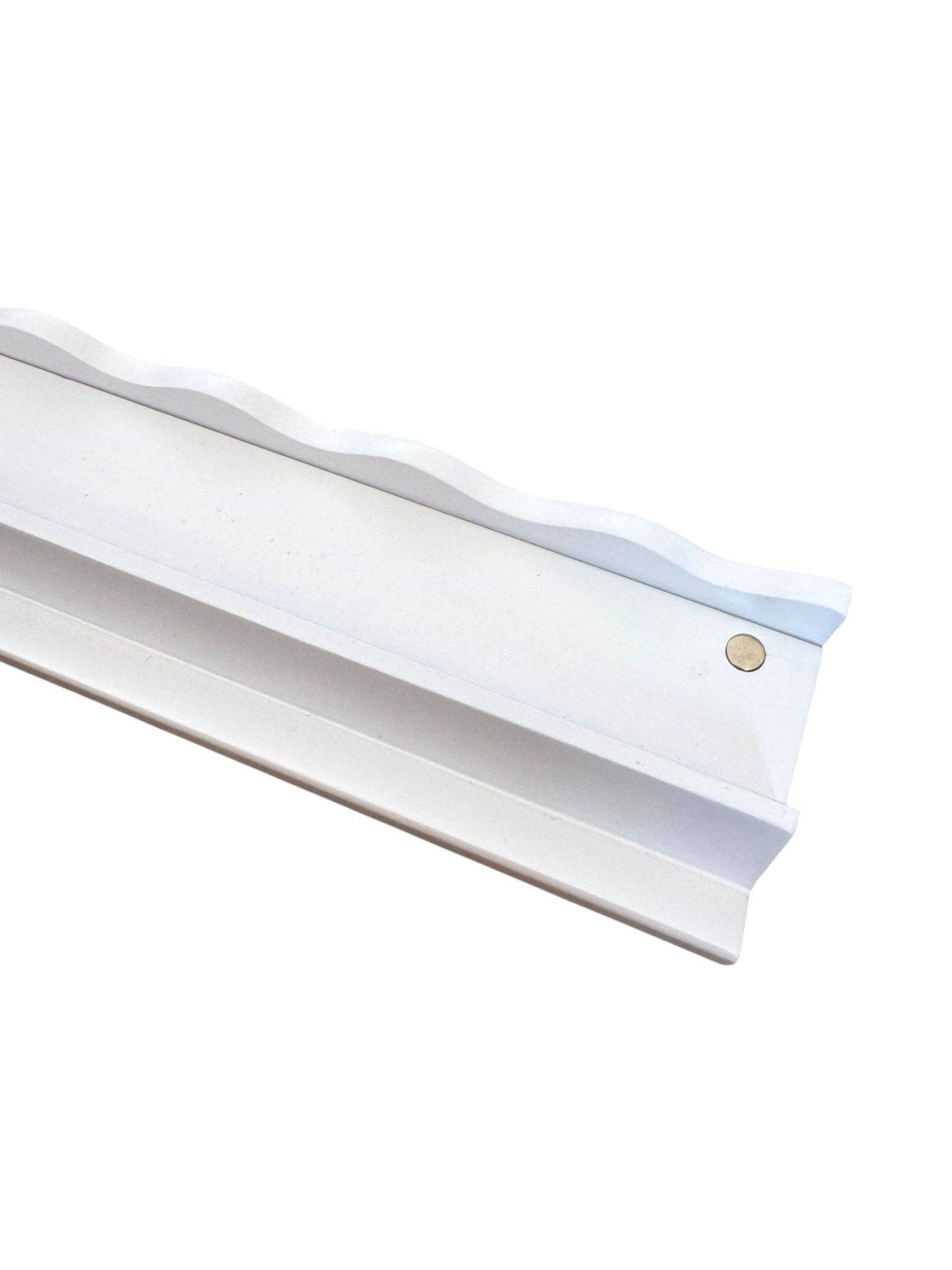 White Wavy Mahjong Rack Pusher Set