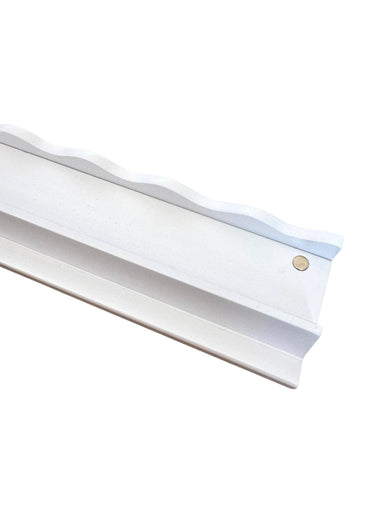 White Wavy Mahjong Rack Pusher Set
